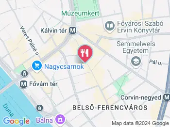 Indonesia Culinary Restaurant Budapest a térképen