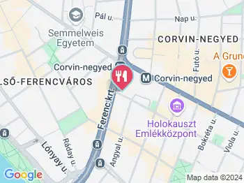 Inga Kultúrkávézó Budapest a térképen