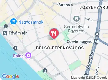 Inka Grill Bisztró Budapest a térképen