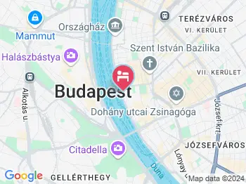 InterContinental Budapest Budapest a térképen