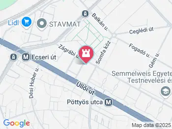 Iparművészeti Múzeum Budapest a térképen