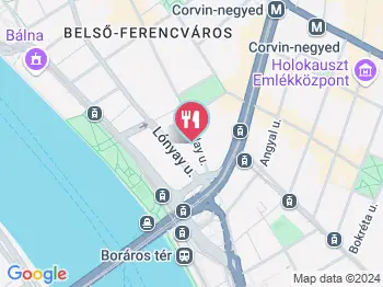 Irina Bistro Budapest a térképen