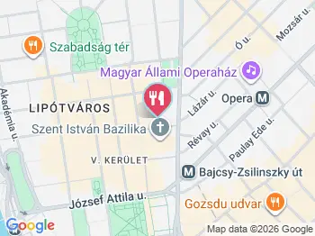 ISSEI Skybar & Restaurant Budapest a térképen