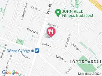 Istanbul Étterem Budapest a térképen