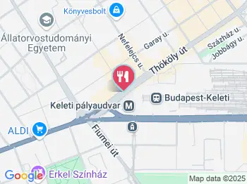 Istanbul Kebab - Keleti Pályaudvar Budapest a térképen
