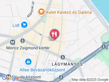 Íz-Lelő Étkezde Budapest a térképen