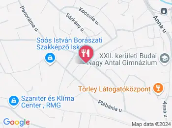 Izé Café Budapest a térképen