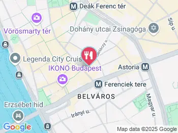 Jack Doyle's Irish Pub & Restaurant Budapest a térképen