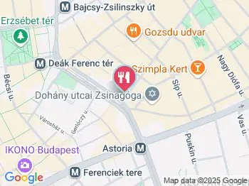 Jaffa Bisztró Budapest a térképen