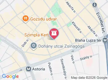 Jancsó Art Gallery Budapest a térképen