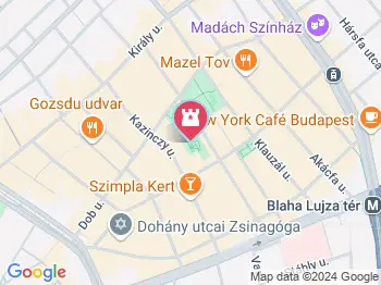 Janikovszky Éva park Budapest a térképen