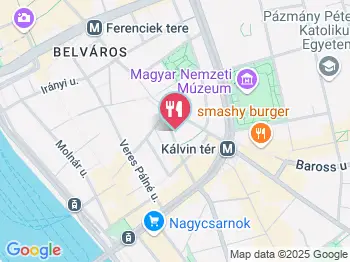 Janis' Pub Budapest a térképen