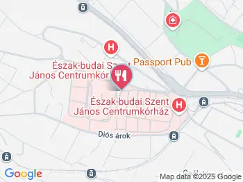 János Büfé Budapest a térképen