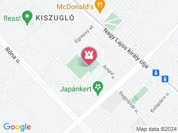 Zuglói Japánkert Budapest a térképen