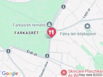 Jardinette Kertvendéglő Budapest a térképen