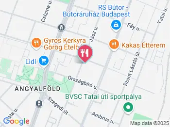 Rétes Kuckó Budapest a térképen