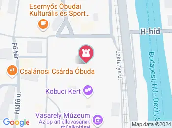 Játék a városban kiállítás Budapest a térképen