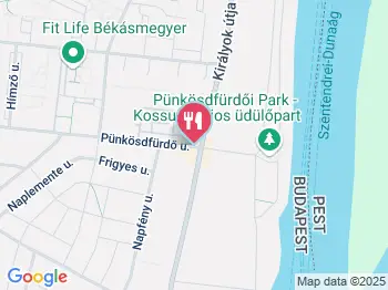 Jázmin Cukrászda - Pünkösdfürdő Budapest a térképen