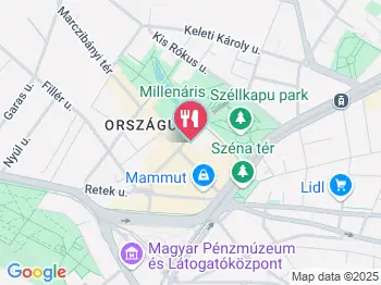 Jégbüfé - Fény utca Budapest a térképen