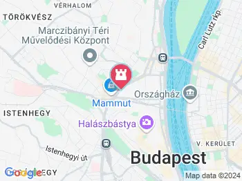 Jégkert Budapest a térképen