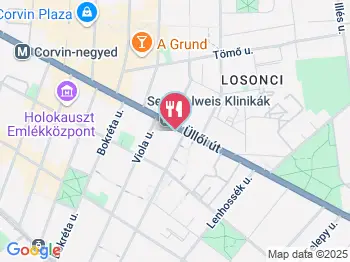 Jia Le kínai étterem - Üllői út Budapest a térképen