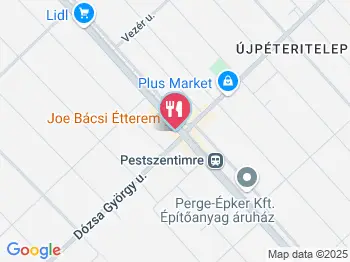Joe Bácsi Étterem Budapest a térképen