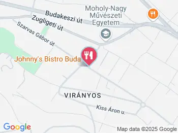 Johnny's Bistro Buda Budapest a térképen