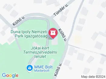 Jókai-kert Budapest a térképen