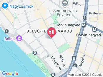 Jókenyér - Ráday utca Budapest a térképen