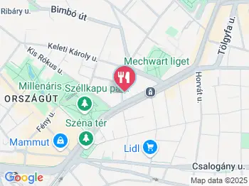 Joséphine Bakery Budapest a térképen