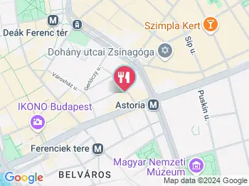 Jouri - A Blend of Moroccan & Lebanese Cuisine Budapest a térképen