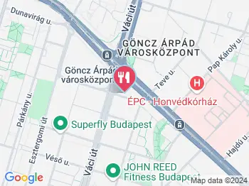 József Attila Színház büféje Budapest a térképen