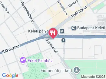 Ju Xian Restaurant Budapest a térképen