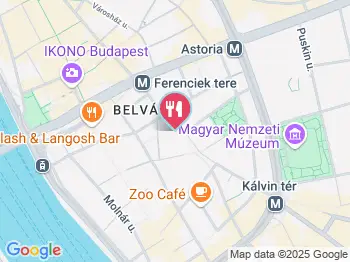 Judy's Wine Bar Budapest a térképen