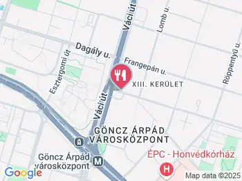 Juffee Juice & Coffee Budapest a térképen