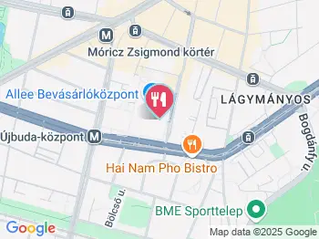 Jupiter Food Truck Budapest a térképen