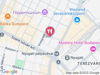 K-208 Kézműves Burger Műhely Budapest a térképen