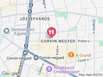 K-Cafe Budapest a térképen