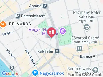 K Galéria Kávézó Budapest a térképen