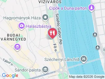 K1 ICE Fagyizó Budapest a térképen