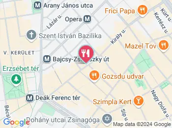 KAA Mixology Budapest a térképen