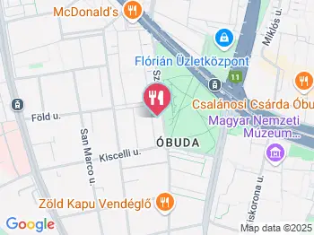 Kabasi Pékség Budapest a térképen