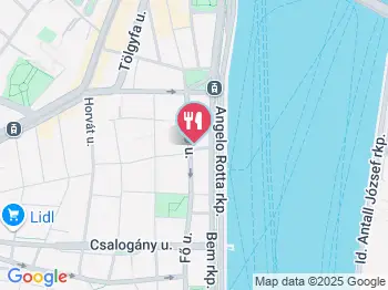 Kacsa Vendéglő Budapest a térképen