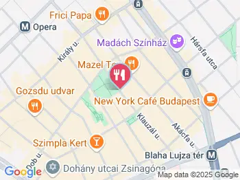 Kádár Étkezde Budapest a térképen