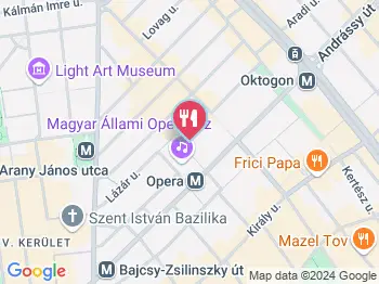 Kaffa - Opera Budapest a térképen