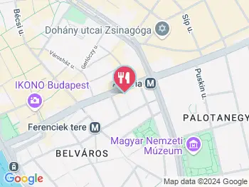 Kaiteki Sushi Restaurant Budapest a térképen