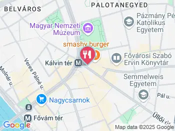 Kakas Presszó - Kálvin tér Budapest a térképen