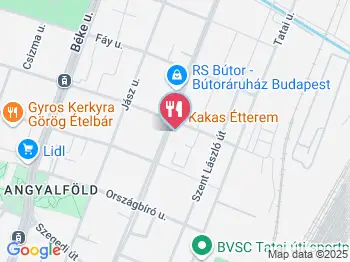 Kakas Étterem Budapest a térképen