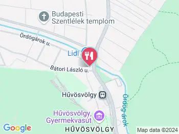 Kaktusz Fagylaltozó Budapest a térképen