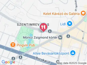 Kalács Bár Budapest a térképen